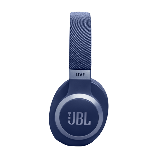 JBL Live 770NC - Blue - Wireless Over-Ear Headphones with True Adaptive Noise Cancelling - Left image number null